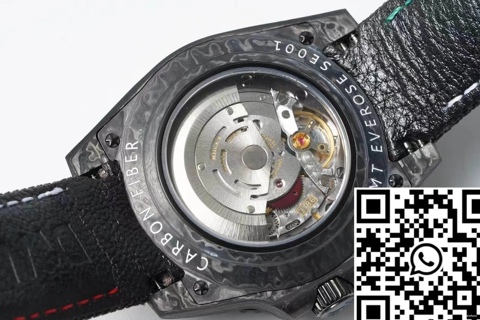 Strap II Fabric Diw Dial GMT-MASTER Rolex Carbon Black Color Fiber 0718